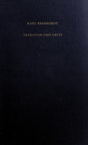 Tapa de Tradition und Geist