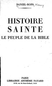 Tapa de Le peuple de la Bible