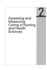 Tapa de Assessing and measuring caring in nursing and health sciences