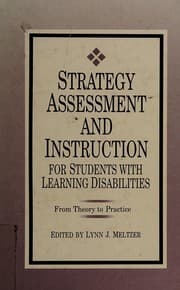 Tapa de Strategy assessment and instruction for students with learning disabilities