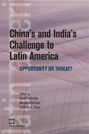 Tapa de China's and India's challenge to Latin America