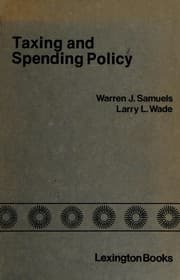Tapa de Taxing and spending policy