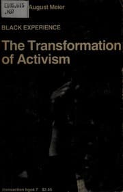 Tapa de Black experience: the transformation of activism