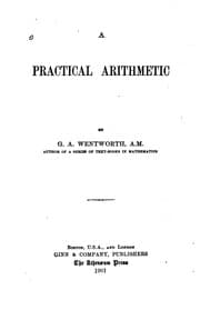 Tapa de A practical arithmetic