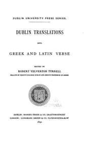 Tapa de Dublin Translations Into Greek and Latin Verse