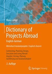 Tapa de Dictionary of Projects Abroad English-German Wörterbuch Auslandsprojekte / Englisch-Deutsch