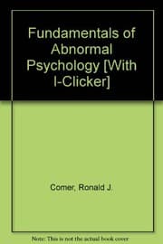 Tapa de Fundamentals of Abnormal Psychology & iclicker