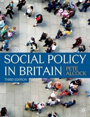 Tapa de Social Policy in Britain