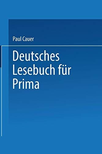 Tapa de Deutsches Lesebuch Fur Prima