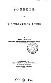 Tapa de Sonnets, and miscellaneous poems