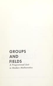 Tapa de Groups and fields