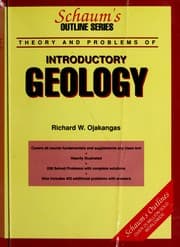 Tapa de Schaum's outline of theory and problems of introductory geology
