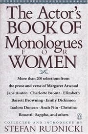 Tapa de The Actor's Book of Monologues for Women