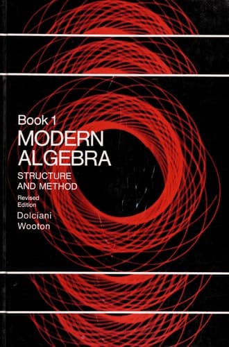 Tapa de Book 1 - Modern Algebra Structure and Method (Revised Edition)