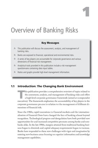 Tapa de Analyzing banking risk