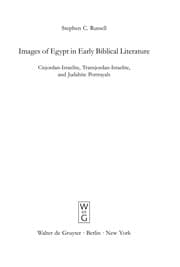 Tapa de Images of Egypt in early biblical literature