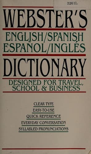 Tapa de English/Spanish =