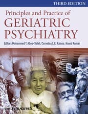 Tapa de Principles and practice of geriatric psychiatry