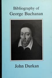 Tapa de Bibliography of George Buchanan
