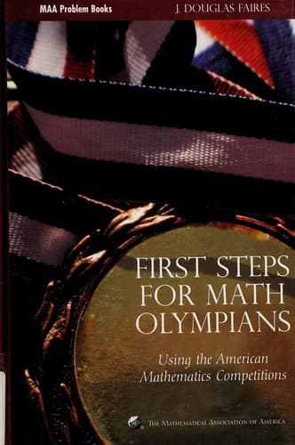 Tapa de First steps for math olympians
