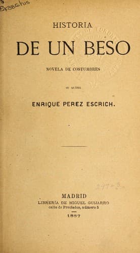 Tapa de Historia de un bese