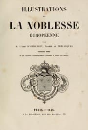 Tapa de Illustrations de la noblesse européenne