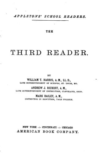 Tapa de The Third Reader