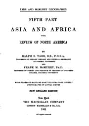 Tapa de Asia and Africa with Review of North America