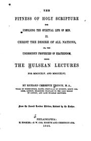 Tapa de The Fitness of Holy Scripture for Unfolding the Spiritual Life of Men ; II ..