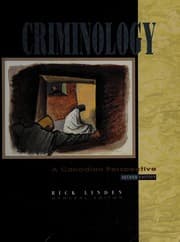 Tapa de Criminology : a Canadian perspective