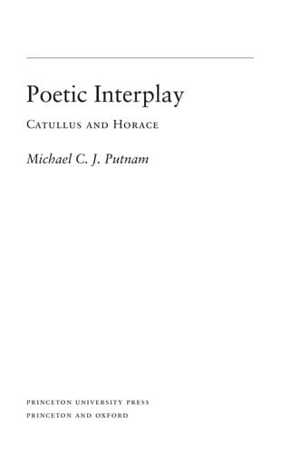 Tapa de Poetic interplay