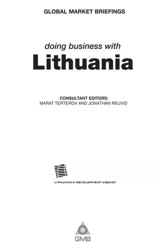 Tapa de Doing business with Lithuania