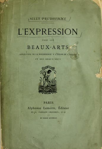 Tapa de L'expression dans les beaux-arts