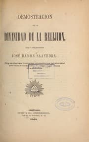 Tapa de Demonstracion de la divinidad de la religion...
