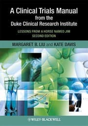 Tapa de A clinical trials manual from the Duke Clinical Research Institute