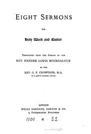 Tapa de Eight sermons for Holy Week and Easter