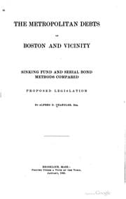 Tapa de The metropolitan debts of Boston and vicinity