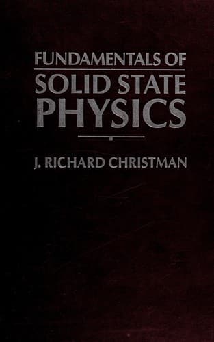 Tapa de Fundamentals of solid state physics