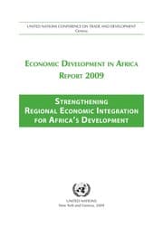 Tapa de Economic development in Africa report, 2009