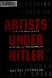 Tapa de Artists under Hitler