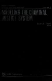 Tapa de Modeling the criminal justice system