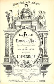 Tapa de La fille du tambour major