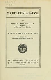Tapa de Michel de Montaigne