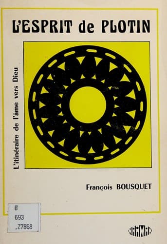 Tapa de L' esprit de Plotin