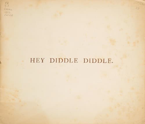 Tapa de Hey diddle diddle