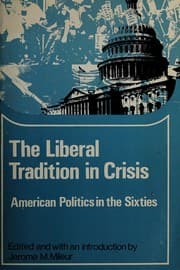 Tapa de The liberal tradition in crisis