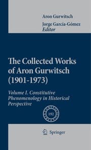 Tapa de The Collected Works of Aron Gurwitsch (1901–1973)