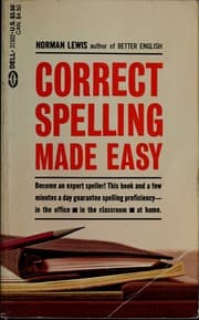 Tapa de Correct spelling made easy