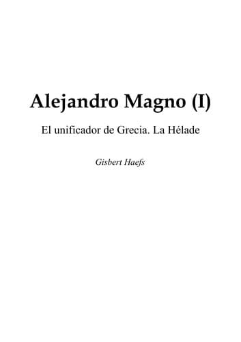 Tapa de Alejandro Magno