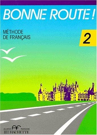 Tapa de Bonne Route Methode De Francais